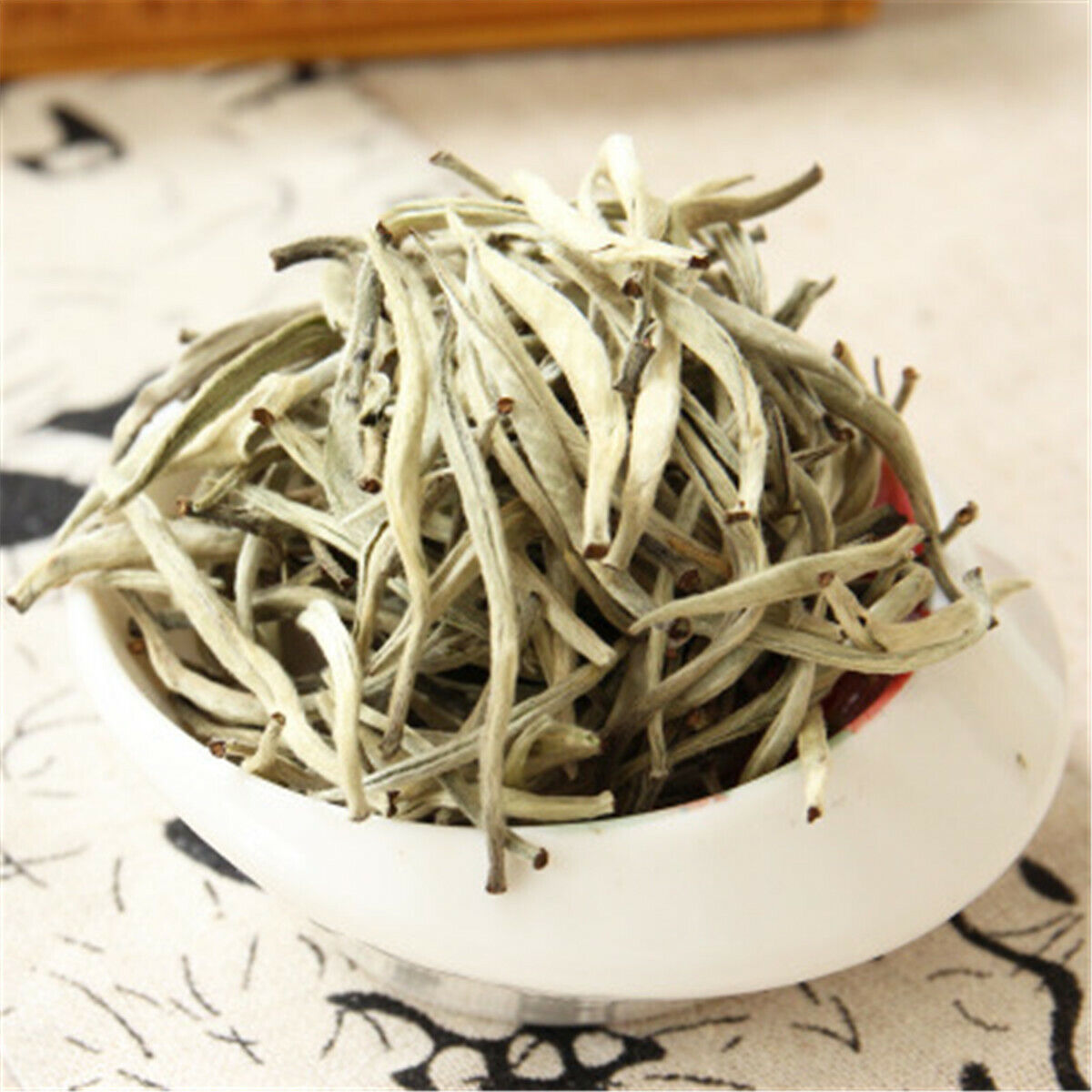 Bai Hao Yin Zhen Tea Chinese Organic Silver Needle White Loose Leaf Buds Tea