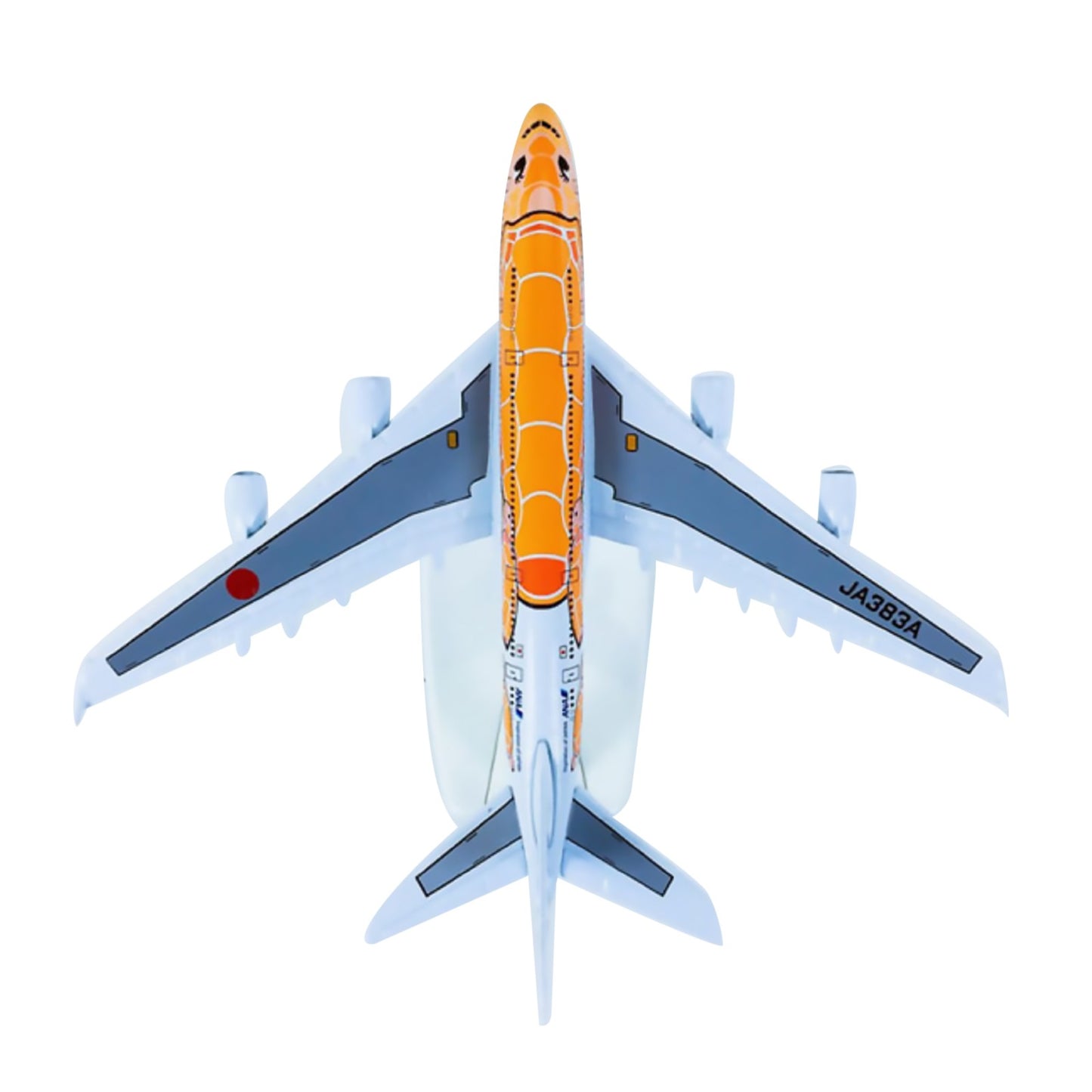 1/500 Scale Aircraft ANA sea turtle painting A380 Alloy Plane Model Display Gift
