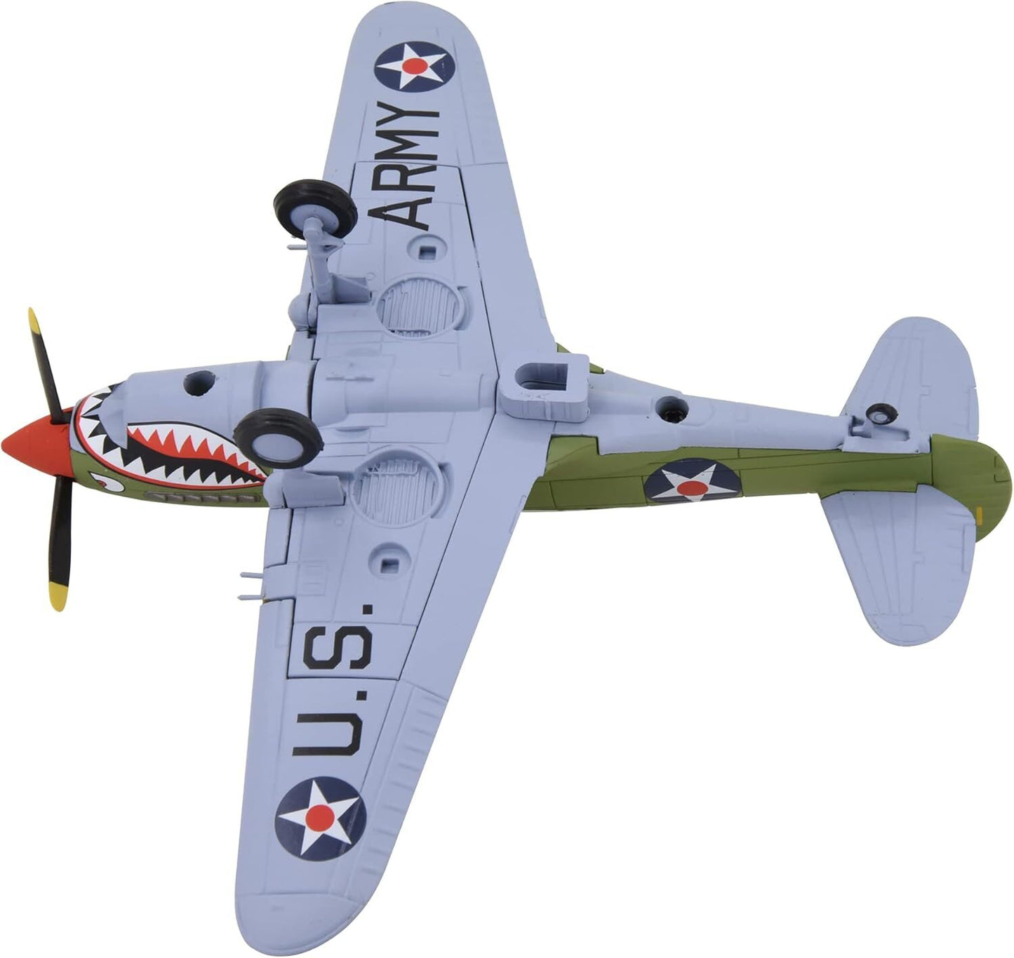 1:72 P-40 Warhawk Metal Fighter Attack Plane Model Military Airplane Model Plane