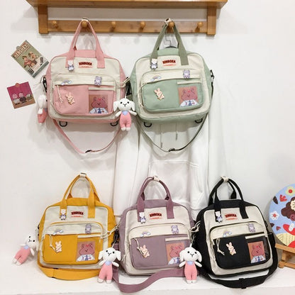 Backpack Portable Multifunctional Travel Shoulder Bags Small Schoolbag 30*29*9CM