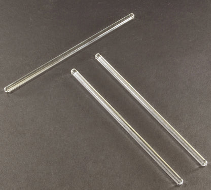 3 Pack Glass Stirring Rod - 6" Long, 5mm Diameter