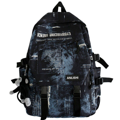 Ladies Men Boy School Bag Nylon Women Student Male Bags Travel
