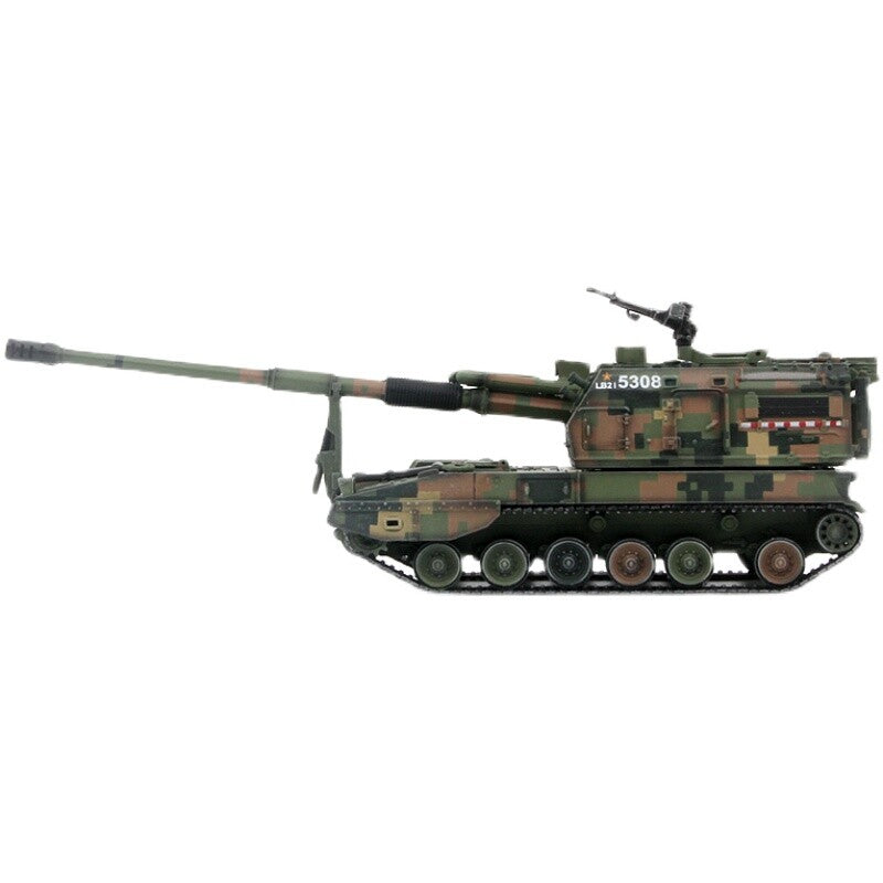 1/72 China 05 self-propelled artillery model jungle digital coating