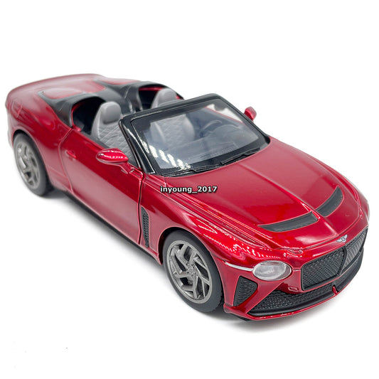 1/32 Bentley Mulliner Bacalar Model Car Diecast Toy Cars Toys for Boys Kids Red