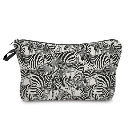 Personalized Pretty Makeup Bag Leopard Print Cosmetic Bags Multifunction Travel