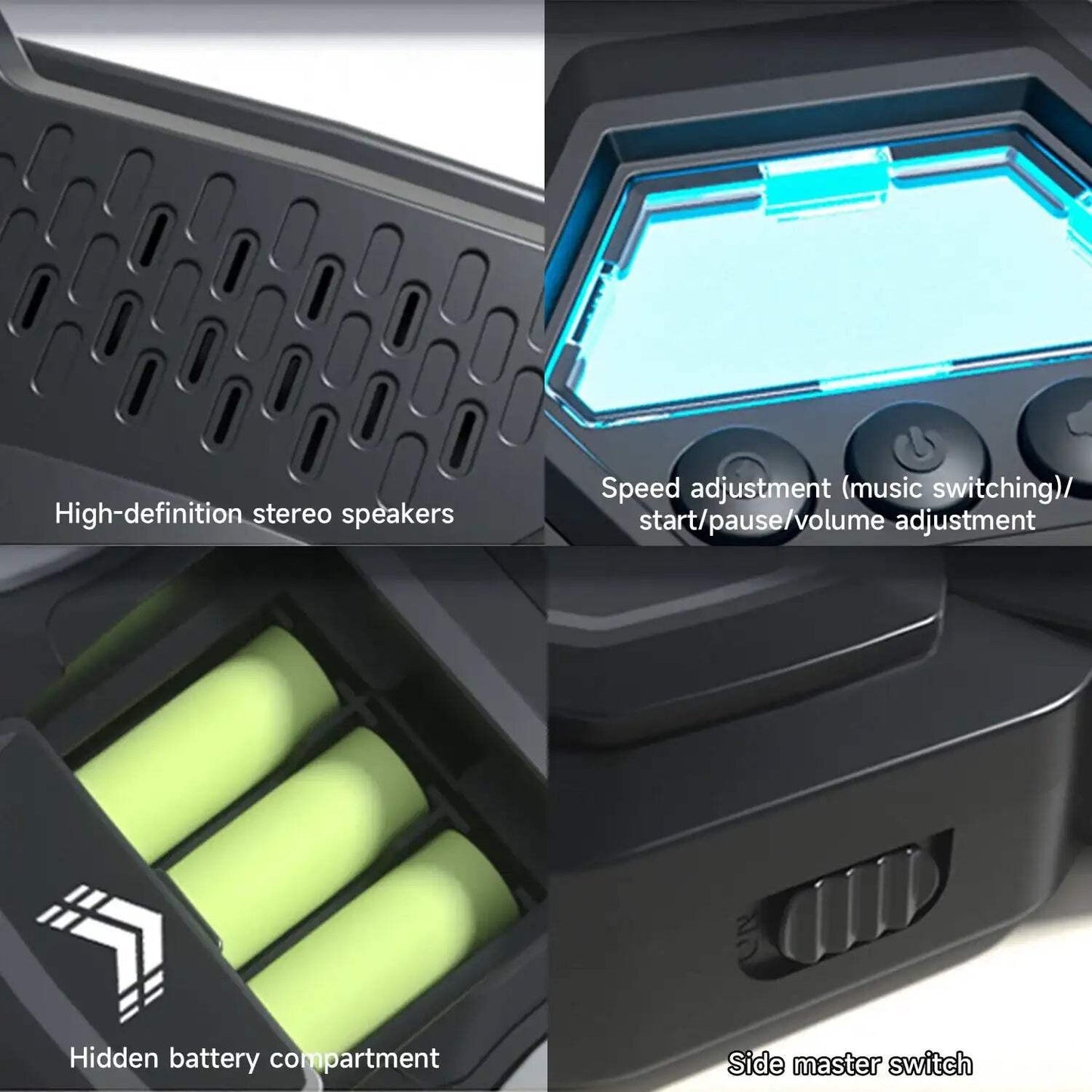 Music Boxing Machine with Bluetooth & LED Light Effects