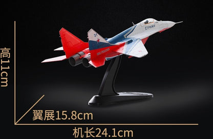 1/72 MiG 29 fulcrum fighter model Russian Air Force Swift Performance Team