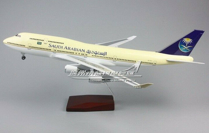 47CM 1:150 SAUDI ARABIAN BOEING 747-400 Airplane Landing Gears Resin Model