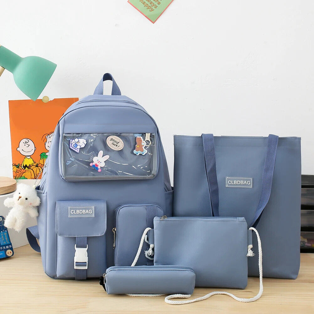Set Girls Student School Bag Girls Schoolbag Book Bags Women Travel Backpack