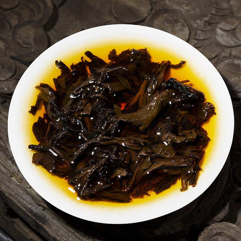 357g Lao Banzhang Puerh Ripe Tea Cake Menghai Brown Mountain Seven Cakes 12.59oz