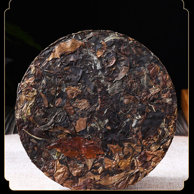 White Tea Cake Top Yunnan Old White Tea Big Leaf Weight Loss Healthy Drink 200g