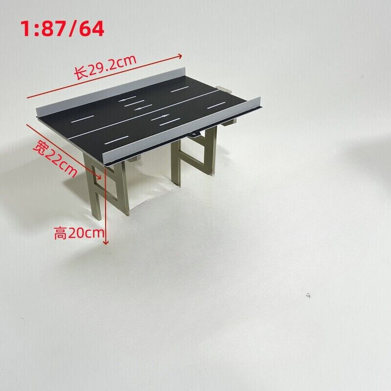 1/64 /150 Scale Diorama City Highway Street Road Bridge Model Scene Viaduct Toys