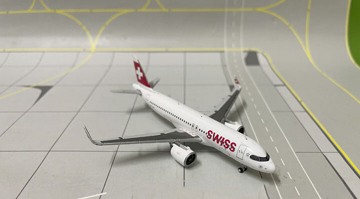 JC Wings SWISS for Airbus A320neo HB-JDB 1/400 DIECAST Aircraft Pre-built Model
