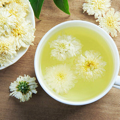 Premium HuangShan White Tribute Chrysanthemum Flower Tea Gongju Herbal Tea 500g