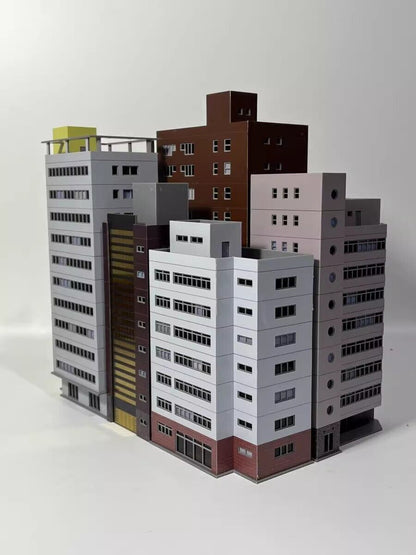 1/150 Scale City Buildings Train Railway Modern Model House N1 Left OR Right