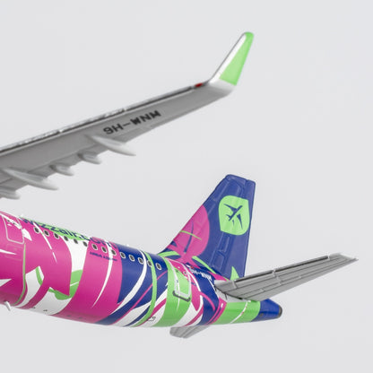1:400 NGmodels Wizz Air Airbus A321neo Passenger Airplane Diecast Plane Model
