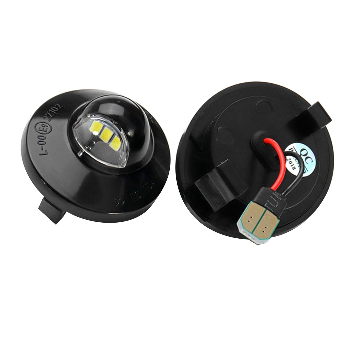2PCS Super Bright LED License Lamp Assembly Easy Plug Play for Ford F150 Ranger