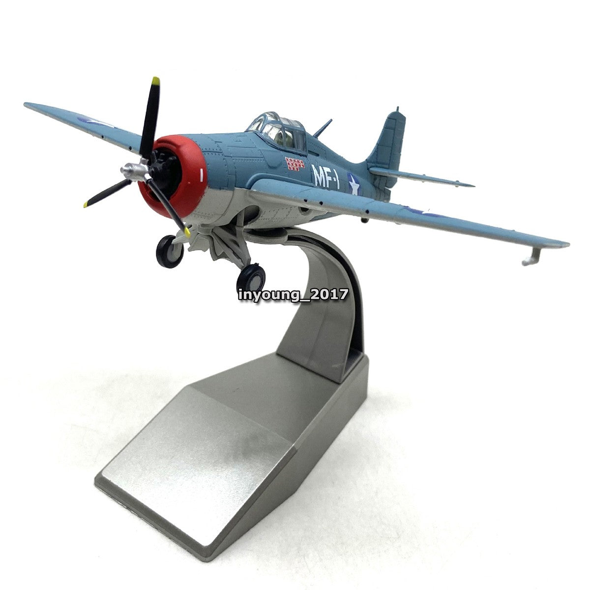 1/72 1937 Grumman F4F Wildcat USA Fighter Model Diecast Military Plane Model
