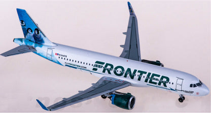 1:400 AeroClassics Frontier AIRBUS A320neo Passenger Airplane Diecast Model
