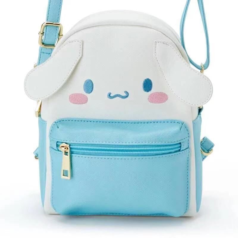 Synthetic Backpack Cartoon Melody Bag Messenger Bag Travel Bag Handbag Polyester
