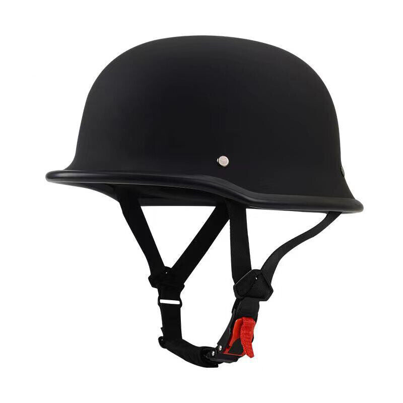 Men Women German Motorcycle Half Helmet Vintage Motorcycle Helmet with Goggles