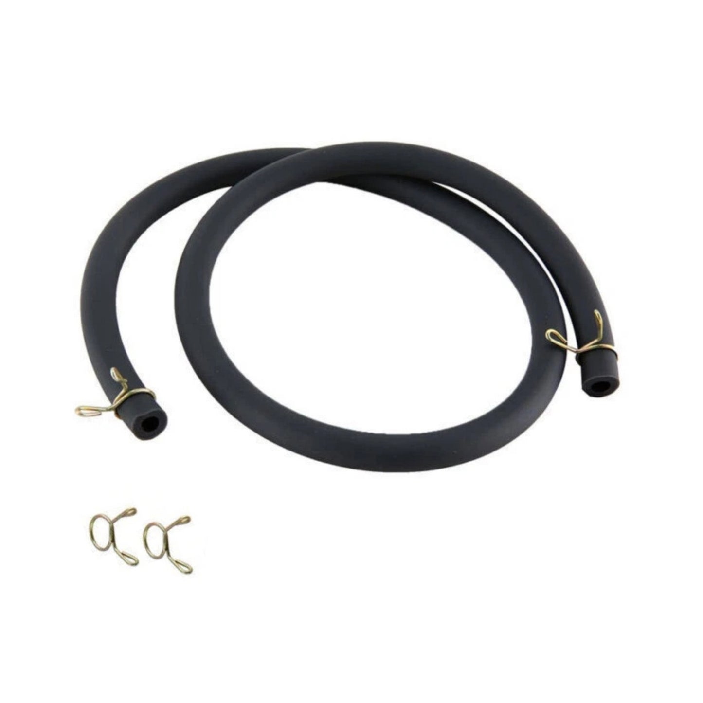 4mm ID 8mm OD 50cm Petrol Pipe Fuel Tube w/Clamps For Small Engines Universal