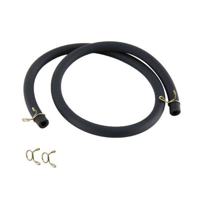 4mm ID 8mm OD 50cm Petrol Pipe Fuel Tube w/Clamps For Small Engines Universal