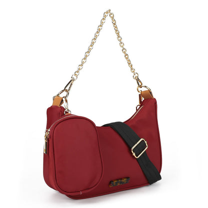 Shoulder Crossbody Pleated One Shoulder Bag Synthetic Leather Crossbody Purse