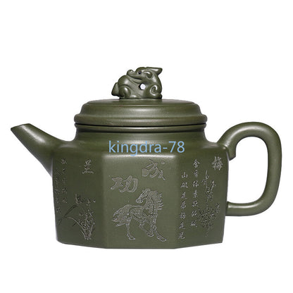 Octagonal Pot Handmade Purple Clay Teapot Brewing Teapot Chinese Style Tea Set