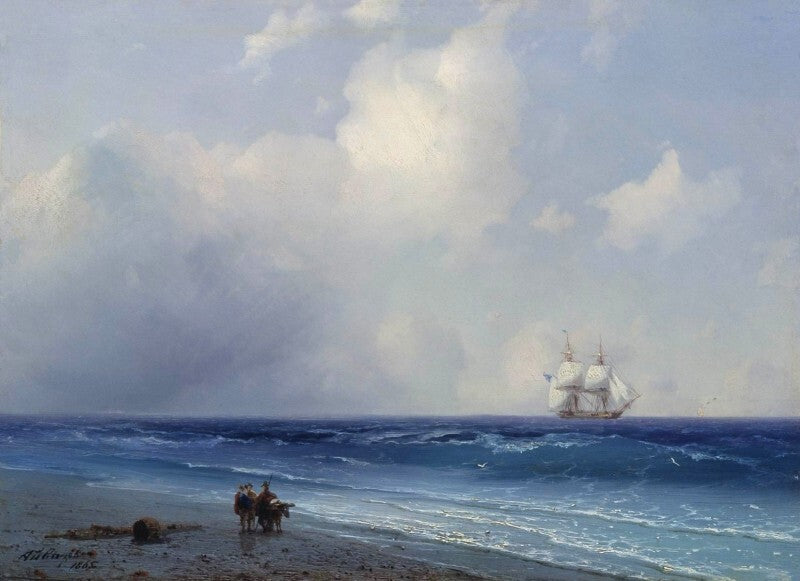 Dream-art Oil painting Sea-View-Ivan-Constantinovich-Aivazovsky-Oil-Painting-sea