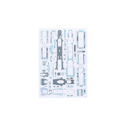1/400 Scale Italy Muzio Attendolo Light Cruiser Paper Model Puzzle Kit