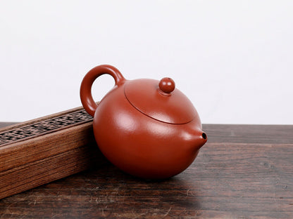 180cc Handmade Purple Sand Tea Pot in Yixing, China, Dahongbao Clay, Xishi Gongfu Tea Pot-