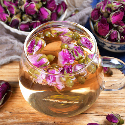 100g Rose Tea Pingyin Rose Tea Leaves Red Rose Herbal Tea 50g*2 平阴玫瑰花茶