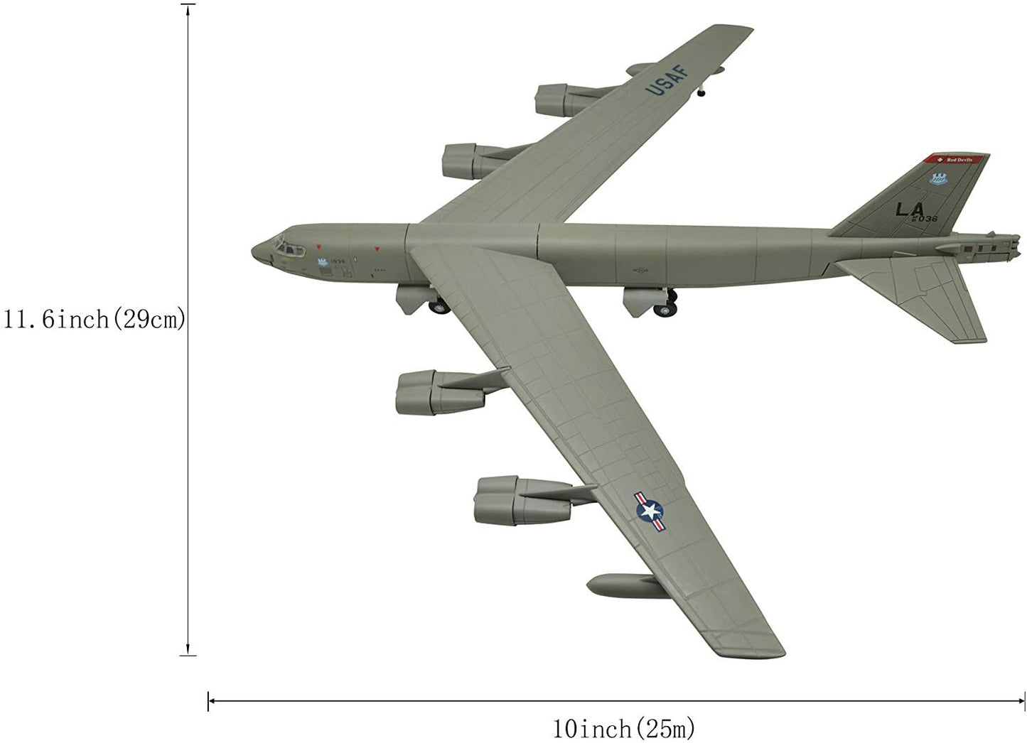 1:200 Boeing B-52 Stratofortress Strategic Bomber Metal Airplane Model,USAF 2017