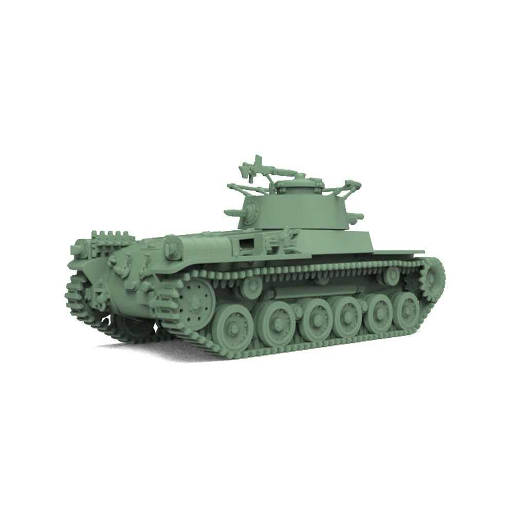 SSMODEL SS220823 1/220 Military Model Kit Japan Type 97 "Chi-Ha" Medium Tank