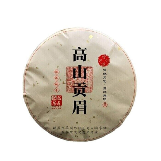 Fuding White Tea Cake High Mountain Gong Mei 350g China Gongmei Bai Cha Tea