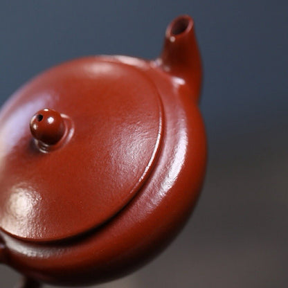 60cc Chinese Yixing Zisha Purple Clay Zhuni Handmade Small Bianying Mini Teapot