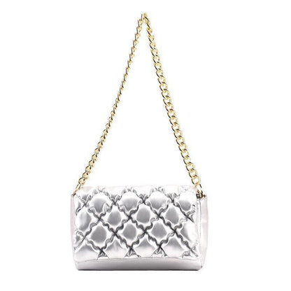 2022 Shoulder Bags Woman Leather Brand Handbag Gold Woman Shoulder Bag