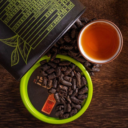 Original Flavored Tea Fossil Yunnan Aged Tree Tea Crushed Silver Pu'er Ripe Tea
