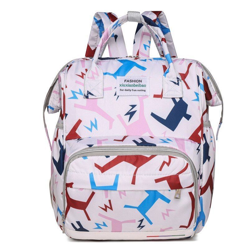 Backpacks Stroller Bag Large Outdoor Travel Bags Backpack 25*39*17 CM Oxford Red