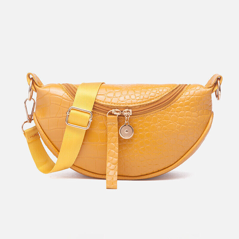 PU Leather Women's Bag Chest Bag Zipper Women's Shoulder Messenger Bag Handbags