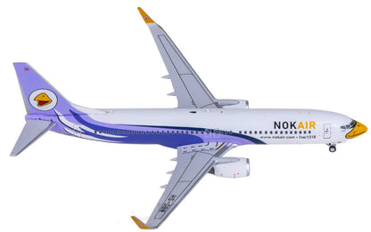 1:400 Panda Model Nok Air B737-800 HS-DBN Passenger Airplane Diecast Plane Model