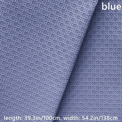100cm Weaving Pattern Faux Leather Fabric Cloth F DIY Sofa Cover Bag Upholstery