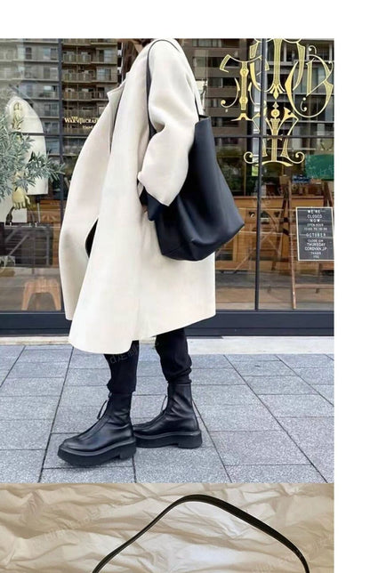 New The Row large-capacity bucket bag niche casual handheld shoulder Tote bag
