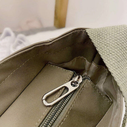 Large Handbag Shoulder Bag Waterproof Nylon Purse Canvas Crossbody 36*10*34 CM