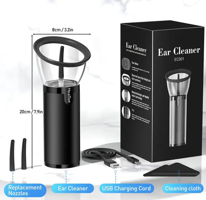 Electric Ear Wax Removal, Retractable Water Ear Wax Cleaner, Effective Ear Clean