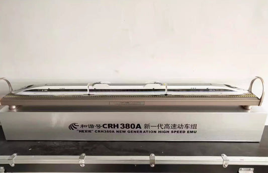 1:87 100CM "HEXIE" CRH380A NEW GENERATION HIGH SPEED EMU Train Diecast Model