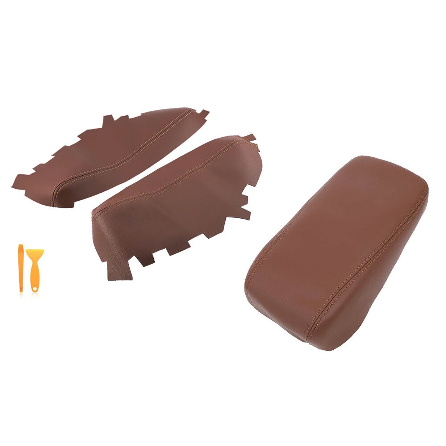 New Brown Console Lid Armrest & Door Panel Cover Fit For Toyota Avalon 2013-18