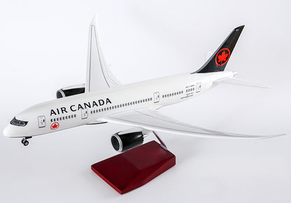 1:130 43CM AIR CANADA BOEING 787 Passenger Airplane Landing Gear Resin Model