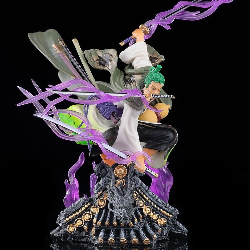 Anime One Piece Roronoa Zoro PVC Action Figure Model Statue Toy No Box Collectio